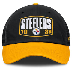 Pittsburgh Steelers Franchise Trucker Adjustable Hat - Black/Gold - Fanatics