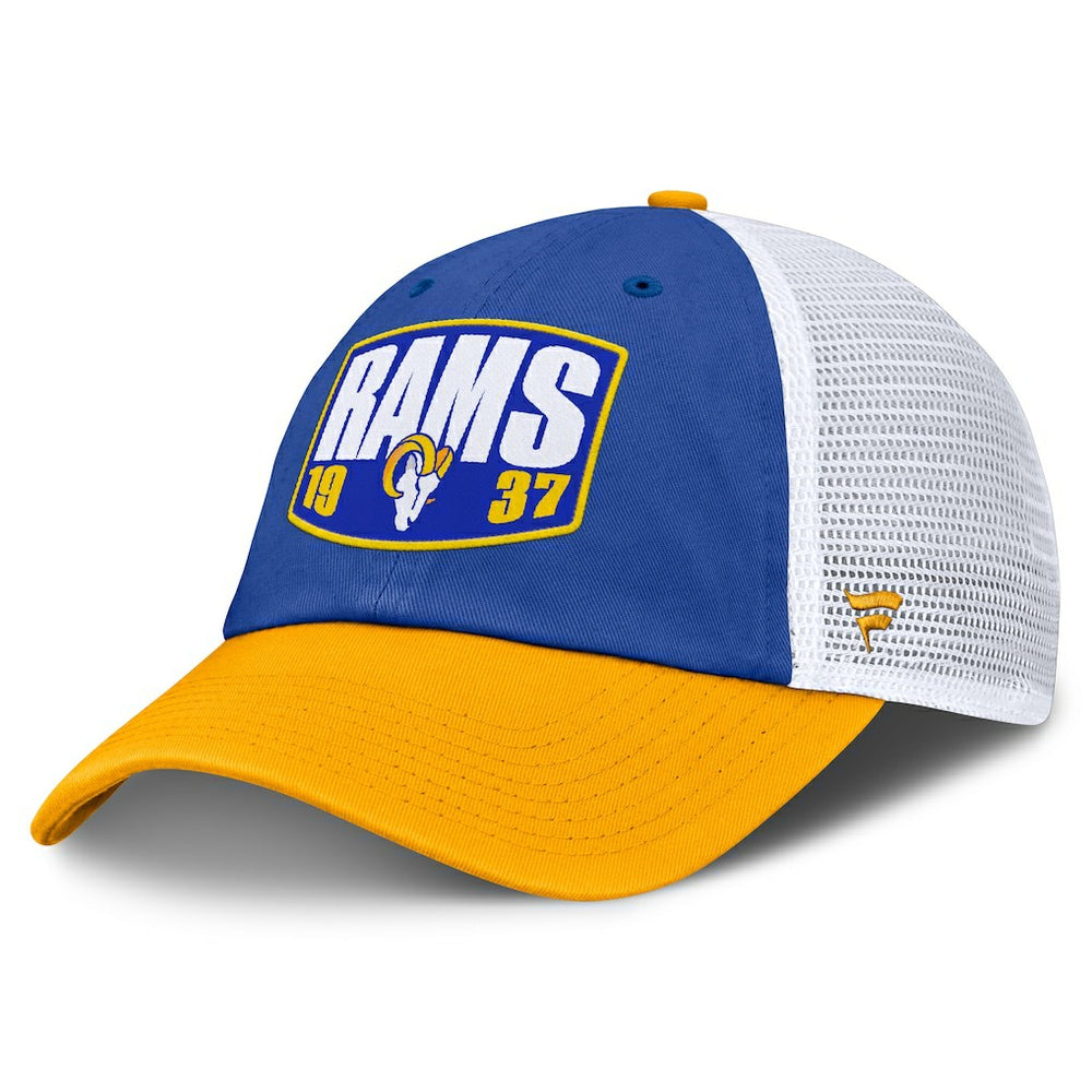 Los Angeles Rams Franchise Trucker Adjustable Hat - Royal/Gold - Fanatics