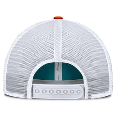 Miami Dolphins Franchise Trucker Adjustable Hat - Aqua/Orange - Fanatics