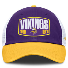 Minnesota Vikings Franchise Trucker Adjustable Hat - Purple/Gold - Fanatics