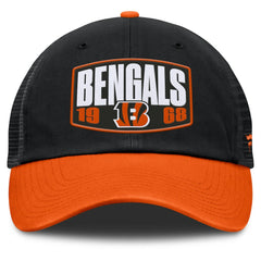 Cincinnati Bengals Franchise Trucker Adjustable Hat - Black/Orange - Fanatics