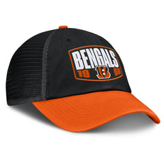 Cincinnati Bengals Franchise Trucker Adjustable Hat - Black/Orange - Fanatics