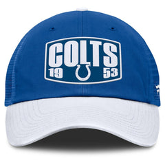 Indianapolis Colts Franchise Trucker Adjustable Hat - Royal/White - Fanatics