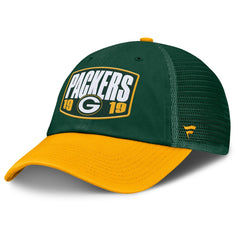 Green Bay Packers Franchise Trucker Adjustable Hat - Green/Gold - Fanatics