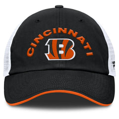Cincinnati Bengals Reverse Trucker Adjustable Hat - Black/White - Fanatics