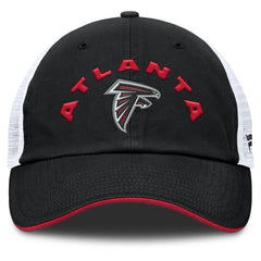 Atlanta Falcons Reverse Trucker Adjustable Hat - Black/White - Fanatics
