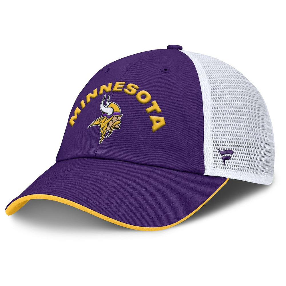 Minnesota Vikings Reverse Trucker Adjustable Hat - Purple/White - Fanatics