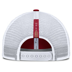 San Francisco 49ers Reverse Trucker Adjustable Hat - Scarlet/White - Fanatics
