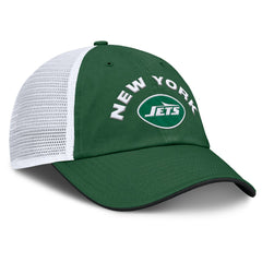 New York Jets Reverse Trucker Adjustable Hat - Green/White - Fanatics