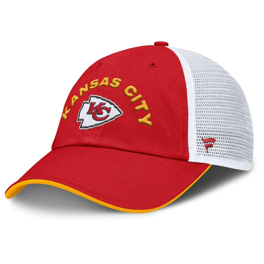 Kansas City Chiefs Reverse Trucker Adjustable Hat - Red/White - Fanatics