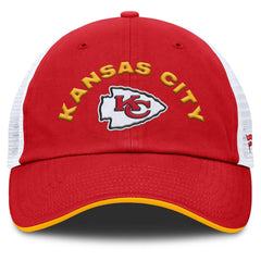 Kansas City Chiefs Reverse Trucker Adjustable Hat - Red/White - Fanatics