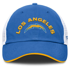 Los Angeles Chargers Reverse Trucker Adjustable Hat - Powder Blue/White - Fanatics