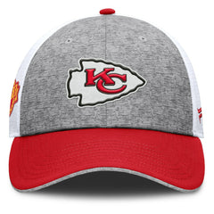 Kansas City Chiefs Option Trucker Adjustable Hat - Gray/Red - Fanatics