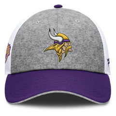 Minnesota Vikings Option Trucker Adjustable Hat - Gray/Purple - Fanatics