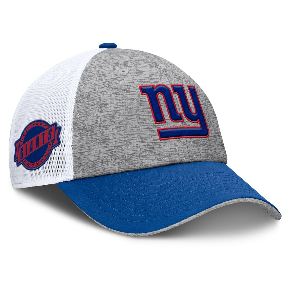 New York Giants Option Trucker Adjustable Hat - Gray/Royal - Fanatics