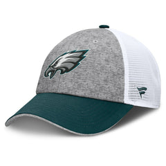 Philadelphia Eagles Option Trucker Adjustable Hat - Gray/Green - Fanatics