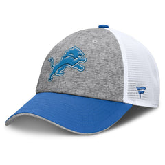 Detroit Lions Option Trucker Adjustable Hat - Gray/Blue - Fanatics