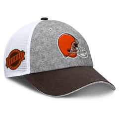 Cleveland Browns Option Trucker Adjustable Hat - Gray/Brown - Fanatics