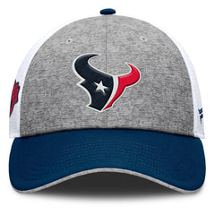 Houston Texans Option Trucker Adjustable Hat - Gray/Navy - Fanatics
