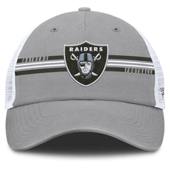 Las Vegas Raiders Singleback Trucker Adjustable Hat - Gray - Fanatics