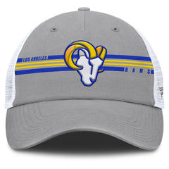 Los Angeles Rams Singleback Trucker Adjustable Hat - Gray - Fanatics
