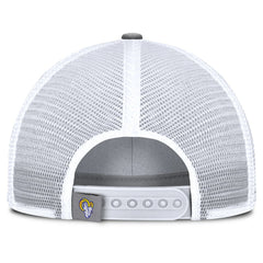 Los Angeles Rams Singleback Trucker Adjustable Hat - Gray - Fanatics