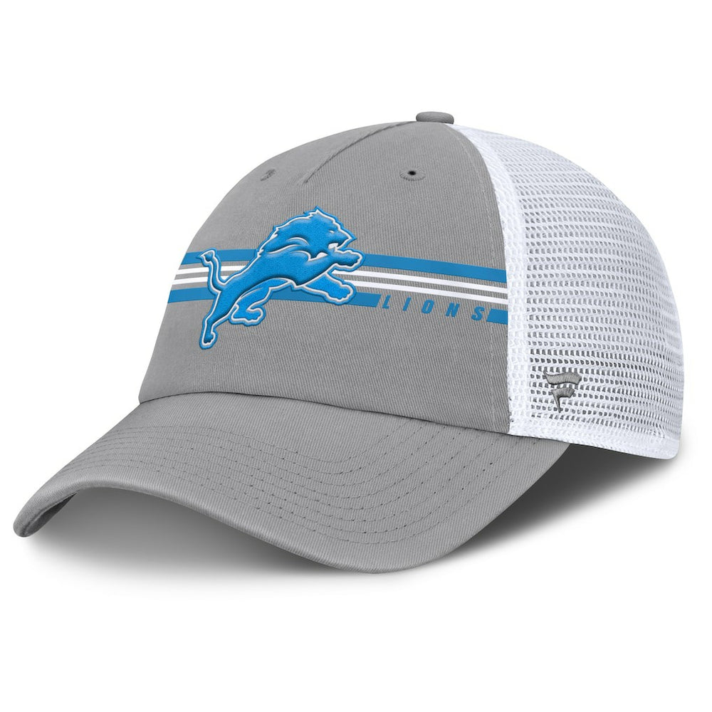 Detroit Lions Singleback Trucker Adjustable Hat - Gray - Fanatics