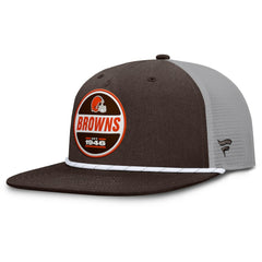 Cleveland Browns Edge Rush Trucker Adjustable Hat - Brown/Gray - Fanatics