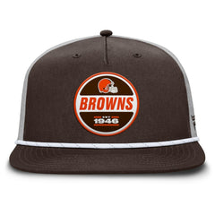Cleveland Browns Edge Rush Trucker Adjustable Hat - Brown/Gray - Fanatics