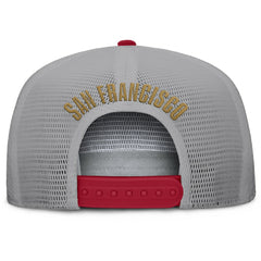 San Francisco 49ers Edge Rush Trucker Adjustable Hat - Scarlet/Gray - Fanatics