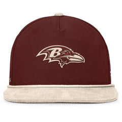 Baltimore Ravens NFL Reminisce Golfer Adjustable Hat - Brown - Fanatics
