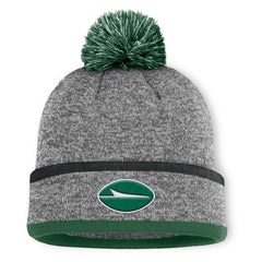 New York Jets Motion Cuffed Knit Hat with Pom - Heather Gray - Fanatics