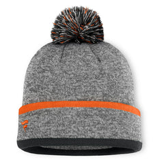 Cincinnati Bengals Motion Cuffed Knit Hat with Pom - Heather Gray - Fanatics
