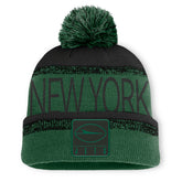 New York Jets Play Action Cuffed Knit Hat with Pom - Green/Black - Fanatics