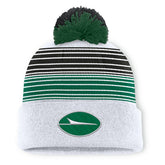 New York Jets Ghost Cuffed Knit Hat with Pom - White - Fanatics