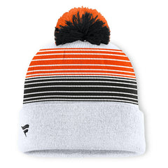 Cincinnati Bengals Ghost Cuffed Knit Hat with Pom - White - Fanatics