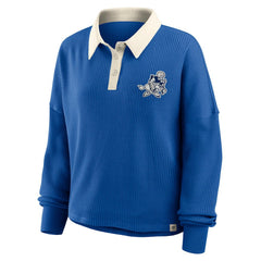 Dallas Cowboys Women's Oversized Hometown Premium Thermal Long Sleeve Shirt - Royal - Fanatics