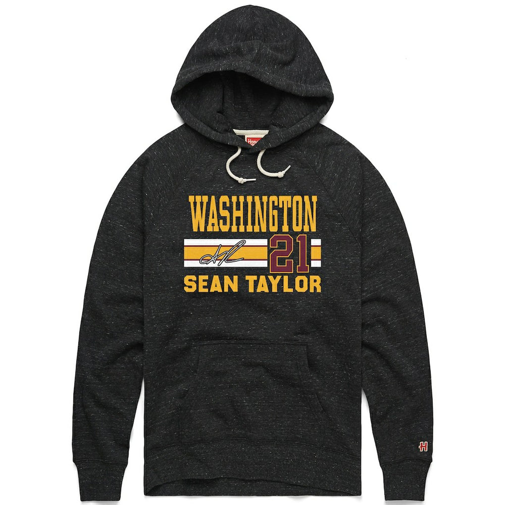 Sean Taylor Washington Commanders Homage Unisex Name & Number Tri-Blend Pullover Hoodie - Charcoal - NFL