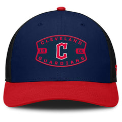 Cleveland Guardians Fanatics Cutoff Adjustable Trucker Hat Outlet