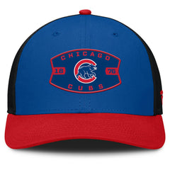 Chicago Cubs Fanatics Cutoff Adjustable Trucker Hat Outlet