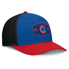 Chicago Cubs Fanatics Cutoff Adjustable Trucker Hat Outlet
