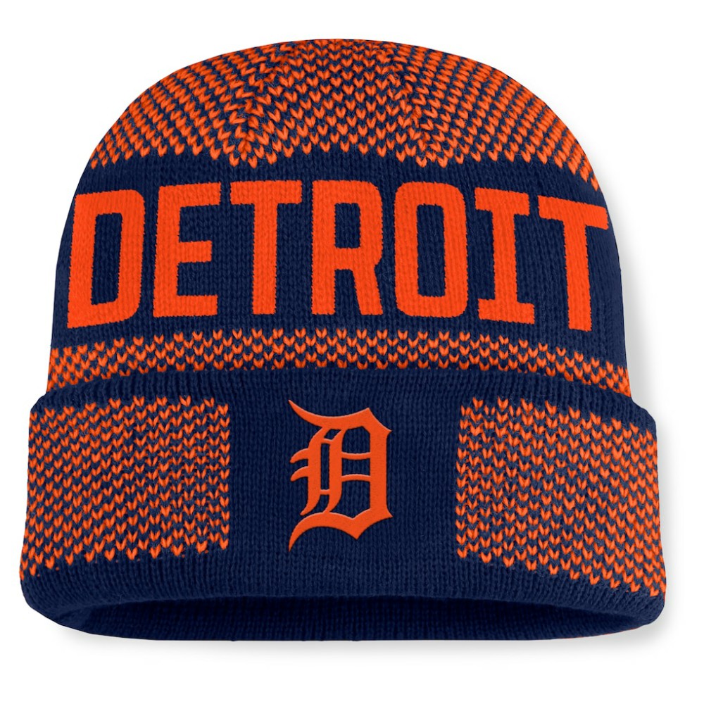 Detroit Tigers Fanatics Rotation Cuffed Knit Hat Near Me