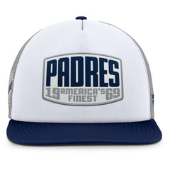 San Diego Padres Fanatics Cranked Foam Front Patch Trucker Adjustable Hat Outlet