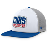 Chicago Cubs Fanatics Cranked Foam Front Patch Trucker Adjustable Hat Sale