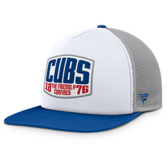 Chicago Cubs Fanatics Cranked Foam Front Patch Trucker Adjustable Hat Sale