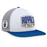 Kansas City Royals Fanatics Cranked Foam Front Patch Trucker Adjustable Hat Sale