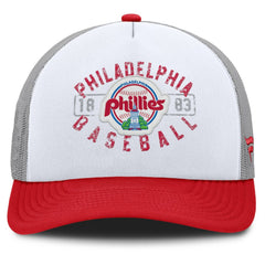 Philadelphia Phillies Fanatics Designated A-Frame Foam Front Trucker Adjustable Hat Online