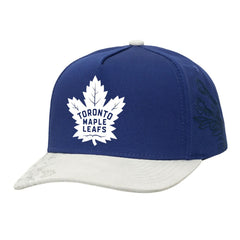 Toronto Maple Leafs Mitchell & Ness May Flowers Pro Crown Adjustable Hat - Blue/Gray | NHL sale