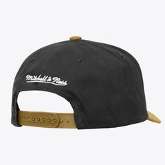 Vegas Golden Knights Mitchell & Ness May Flowers Pro Crown Adjustable Hat - Black/Gold | NHL on sale