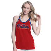 Philadelphia Phillies G-III 4Her by Carl Banks Women's Curveball Racerback Tank Top for sale